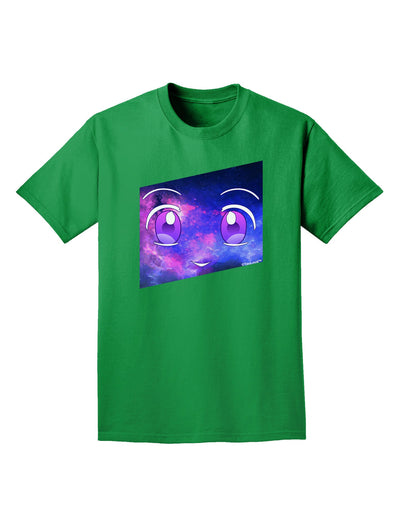 Cute Cosmic Eyes Adult Dark T-Shirt-Mens T-Shirt-TooLoud-Kelly-Green-Small-Davson Sales