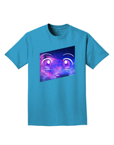 Cute Cosmic Eyes Adult Dark T-Shirt-Mens T-Shirt-TooLoud-Turquoise-Small-Davson Sales