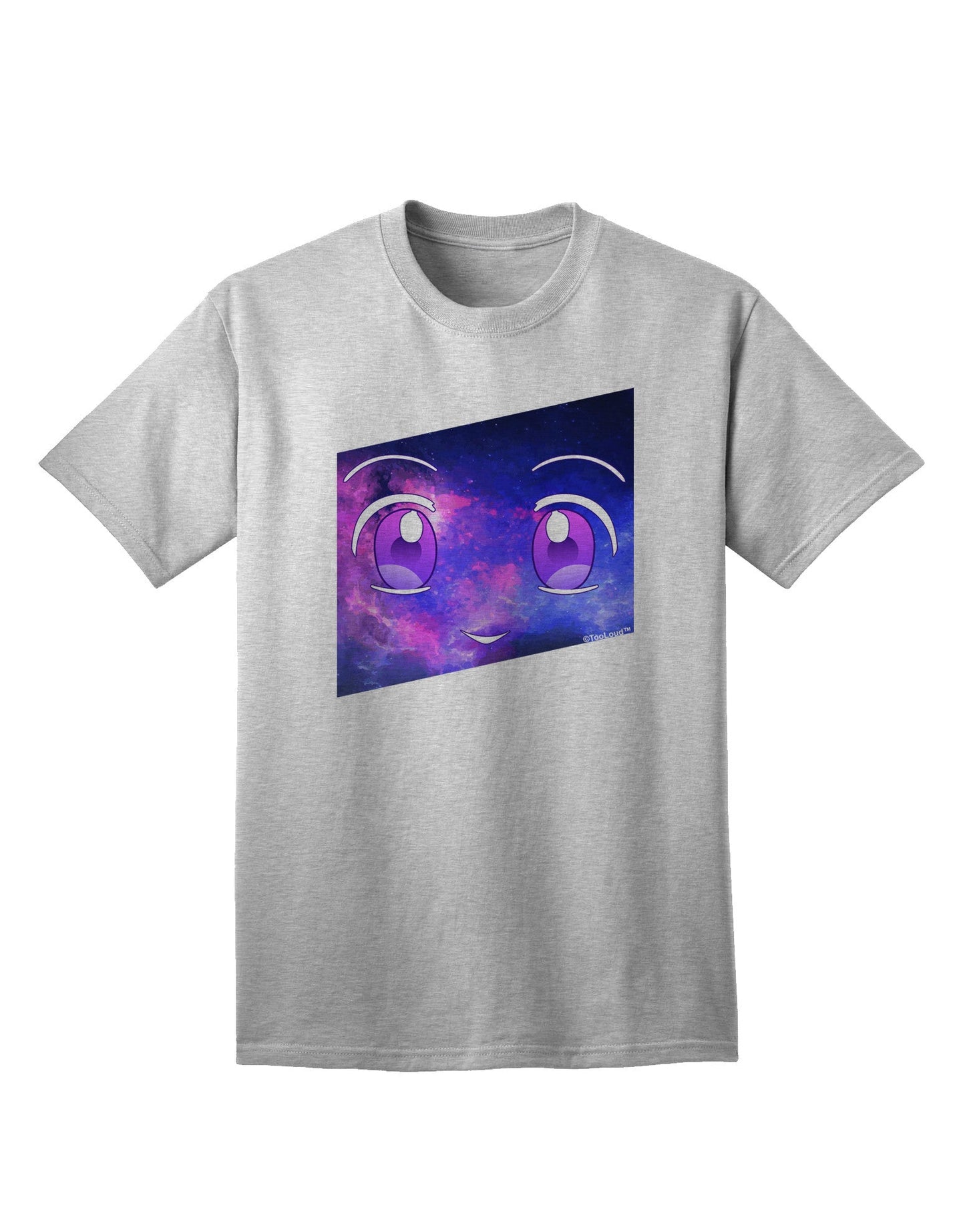 Cute Cosmic Eyes Adult T-Shirt-Mens T-Shirt-TooLoud-AshGray-Small-Davson Sales