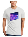 Cute Cosmic Eyes Adult V-Neck T-shirt
