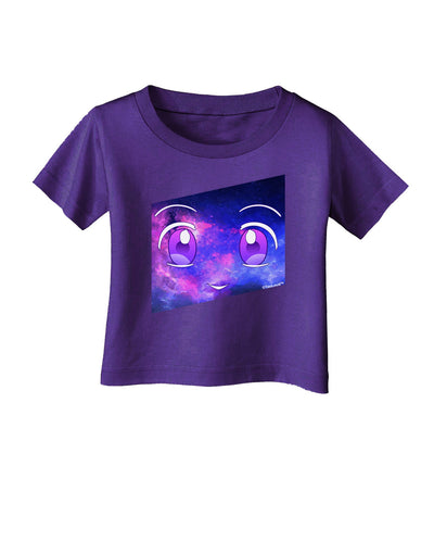 Cute Cosmic Eyes Infant T-Shirt Dark-Infant T-Shirt-TooLoud-Purple-06-Months-Davson Sales