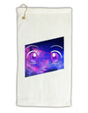 Cute Cosmic Eyes Micro Terry Gromet Golf Towel 11&#x22;x19-Golf Towel-TooLoud-White-Davson Sales