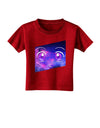 Cute Cosmic Eyes Toddler T-Shirt Dark-Toddler T-Shirt-TooLoud-Red-2T-Davson Sales