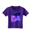 Cute Cosmic Eyes Toddler T-Shirt Dark-Toddler T-Shirt-TooLoud-Purple-2T-Davson Sales