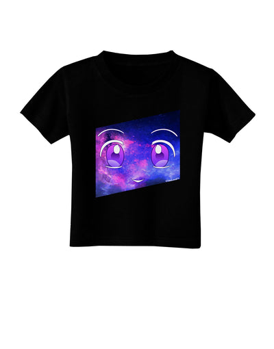 Cute Cosmic Eyes Toddler T-Shirt Dark-Toddler T-Shirt-TooLoud-Black-2T-Davson Sales