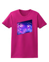 Cute Cosmic Eyes Womens Dark T-Shirt-TooLoud-Hot-Pink-Small-Davson Sales