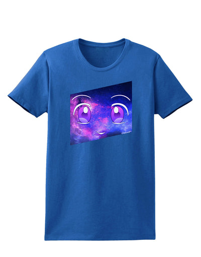 Cute Cosmic Eyes Womens Dark T-Shirt-TooLoud-Royal-Blue-X-Small-Davson Sales