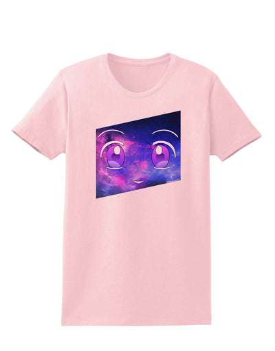 Cute Cosmic Eyes Womens T-Shirt-Womens T-Shirt-TooLoud-PalePink-X-Small-Davson Sales