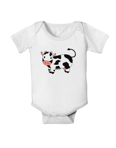 Cute Cow Baby Romper Bodysuit-Baby Romper-TooLoud-White-06-Months-Davson Sales