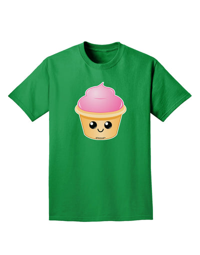 Cute Cupcake Design #2 Adult Dark T-Shirt by TooLoud-Mens T-Shirt-TooLoud-Kelly-Green-Small-Davson Sales