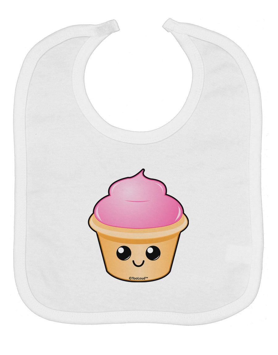 Cute Cupcake Design #2 Baby Bib by TooLoud