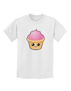 Cute Cupcake Design #2 Childrens T-Shirt by TooLoud-Childrens T-Shirt-TooLoud-White-X-Small-Davson Sales