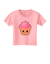 Cute Cupcake Design #2 Toddler T-Shirt by TooLoud-Toddler T-Shirt-TooLoud-Candy-Pink-2T-Davson Sales