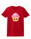 Cute Cupcake Design #2 Womens Dark T-Shirt by TooLoud-Womens T-Shirt-TooLoud-Red-X-Small-Davson Sales