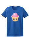 Cute Cupcake Design #2 Womens Dark T-Shirt by TooLoud-Womens T-Shirt-TooLoud-Royal-Blue-X-Small-Davson Sales