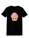 Cute Cupcake Design #2 Womens Dark T-Shirt by TooLoud-Womens T-Shirt-TooLoud-Black-X-Small-Davson Sales