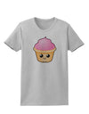 Cute Cupcake Design #2 Womens T-Shirt by TooLoud-Womens T-Shirt-TooLoud-AshGray-X-Small-Davson Sales