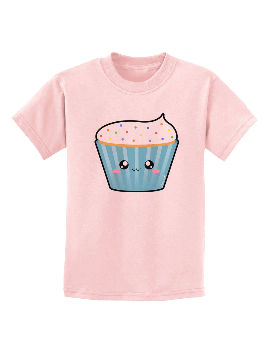 Cute Cupcake with Sprinkles Childrens T-Shirt by TooLoud-Childrens T-Shirt-TooLoud-White-X-Small-Davson Sales