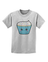 Cute Cupcake with Sprinkles Childrens T-Shirt by TooLoud-Childrens T-Shirt-TooLoud-AshGray-X-Small-Davson Sales