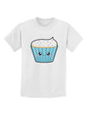 Cute Cupcake with Sprinkles Childrens T-Shirt by TooLoud-Childrens T-Shirt-TooLoud-White-X-Small-Davson Sales