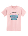 Cute Cupcake with Sprinkles - Heart Eyes Childrens T-Shirt by TooLoud-Childrens T-Shirt-TooLoud-PalePink-X-Small-Davson Sales