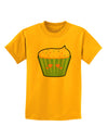 Cute Cupcake with Sprinkles - Heart Eyes Childrens T-Shirt by TooLoud-Childrens T-Shirt-TooLoud-Gold-X-Small-Davson Sales