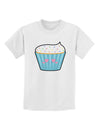 Cute Cupcake with Sprinkles - Heart Eyes Childrens T-Shirt by TooLoud-Childrens T-Shirt-TooLoud-White-X-Small-Davson Sales