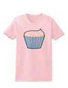 Cute Cupcake with Sprinkles - Heart Eyes Womens T-Shirt by TooLoud-Womens T-Shirt-TooLoud-PalePink-X-Small-Davson Sales