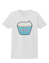 Cute Cupcake with Sprinkles - Heart Eyes Womens T-Shirt by TooLoud-Womens T-Shirt-TooLoud-White-X-Small-Davson Sales