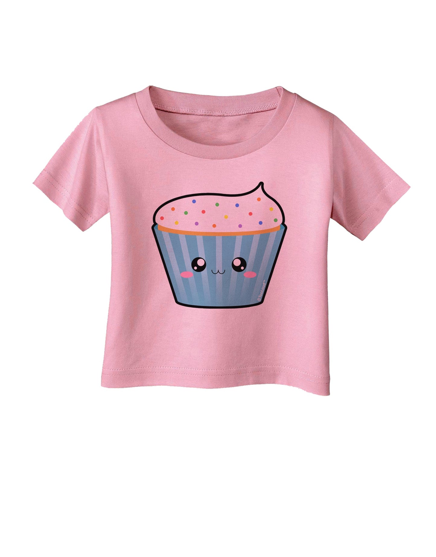 Cute Cupcake with Sprinkles Infant T-Shirt by TooLoud-Infant T-Shirt-TooLoud-Candy-Pink-06-Months-Davson Sales