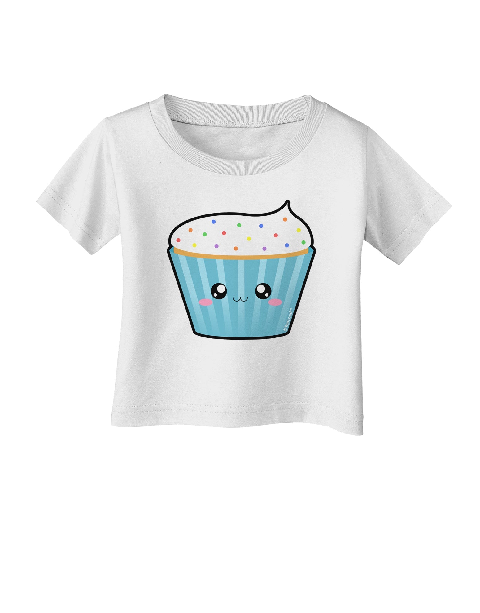 Cute Cupcake with Sprinkles Infant T-Shirt by TooLoud-Infant T-Shirt-TooLoud-White-06-Months-Davson Sales