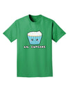 Cute Cupcake with Sprinkles - Lil Cupcake Adult Dark T-Shirt by TooLoud-Mens T-Shirt-TooLoud-Kelly-Green-Small-Davson Sales