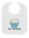 Cute Cupcake with Sprinkles - Lil Cupcake Baby Bib by TooLoud