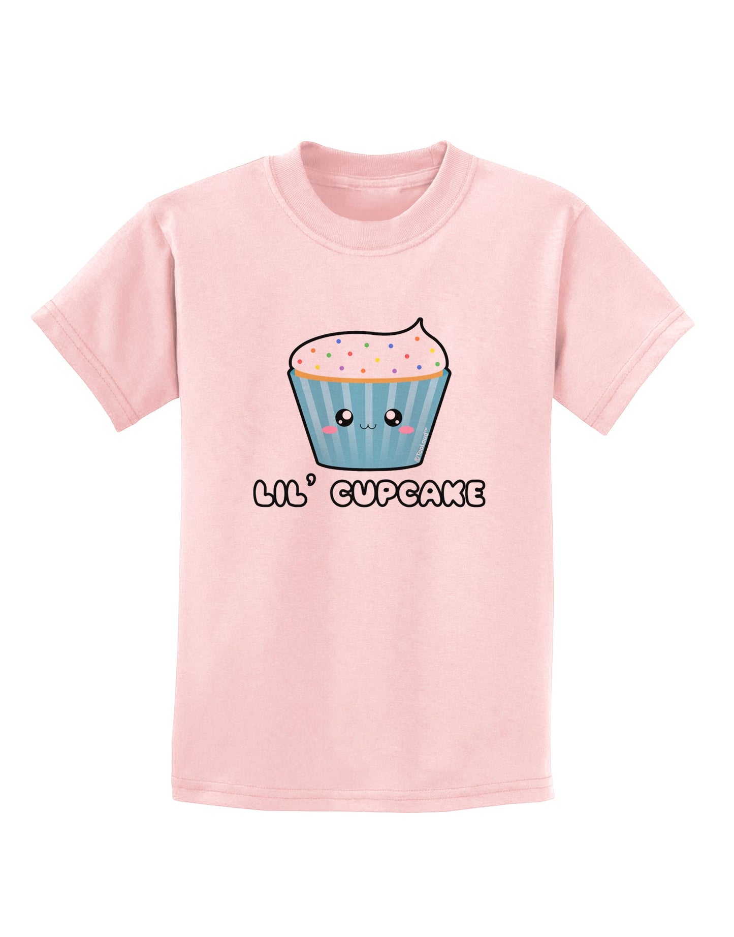 Cute Cupcake with Sprinkles - Lil Cupcake Childrens T-Shirt by TooLoud-Childrens T-Shirt-TooLoud-PalePink-X-Small-Davson Sales