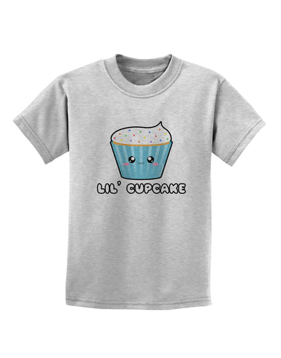 Cute Cupcake with Sprinkles - Lil Cupcake Childrens T-Shirt by TooLoud-Childrens T-Shirt-TooLoud-AshGray-X-Small-Davson Sales