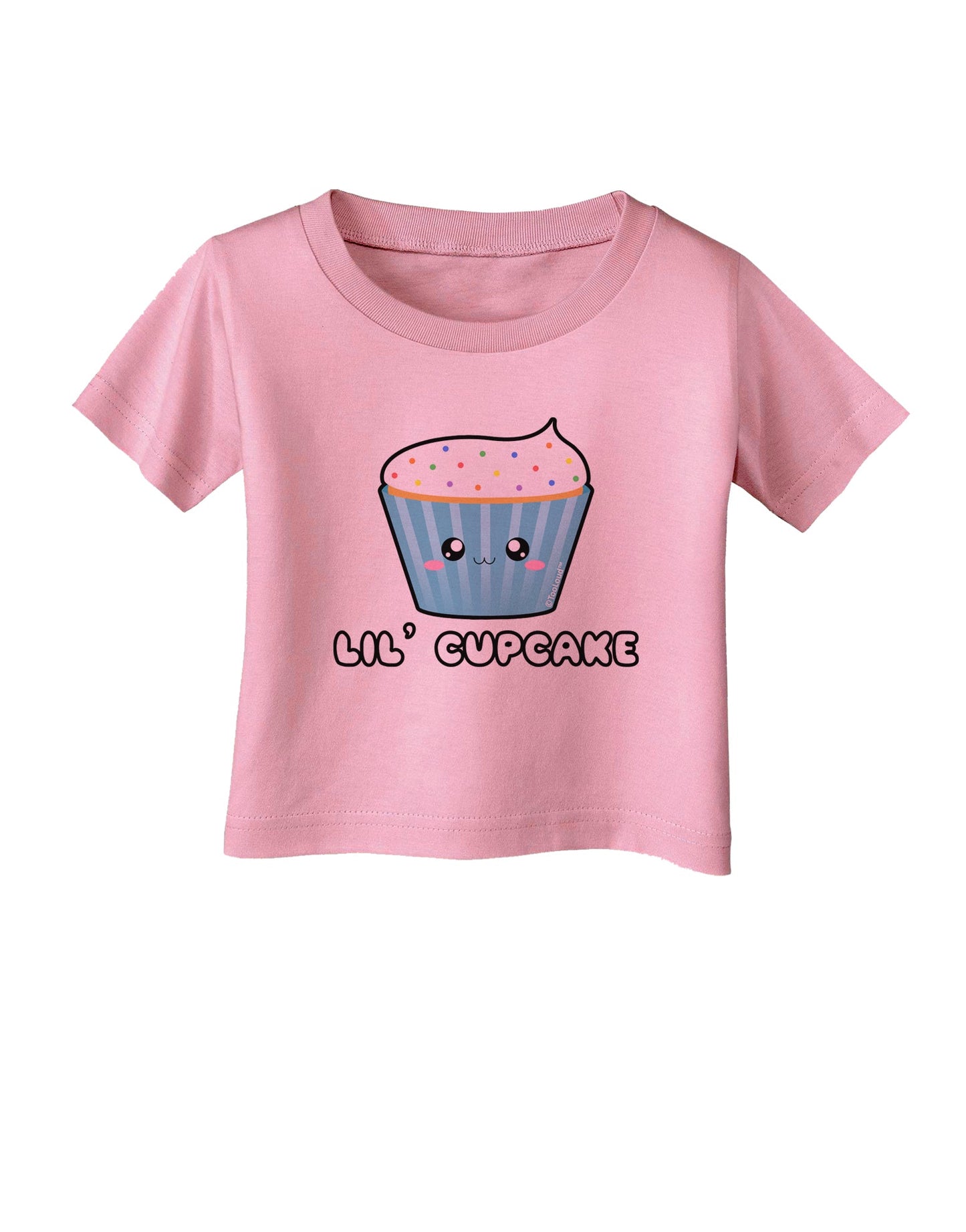 Cute Cupcake with Sprinkles - Lil Cupcake Infant T-Shirt by TooLoud-Infant T-Shirt-TooLoud-Candy-Pink-06-Months-Davson Sales