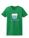 Cute Cupcake with Sprinkles - Lil Cupcake Womens Dark T-Shirt by TooLoud-Womens T-Shirt-TooLoud-Kelly-Green-X-Small-Davson Sales