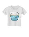 Cute Cupcake with Sprinkles Toddler T-Shirt by TooLoud-Toddler T-Shirt-TooLoud-White-2T-Davson Sales