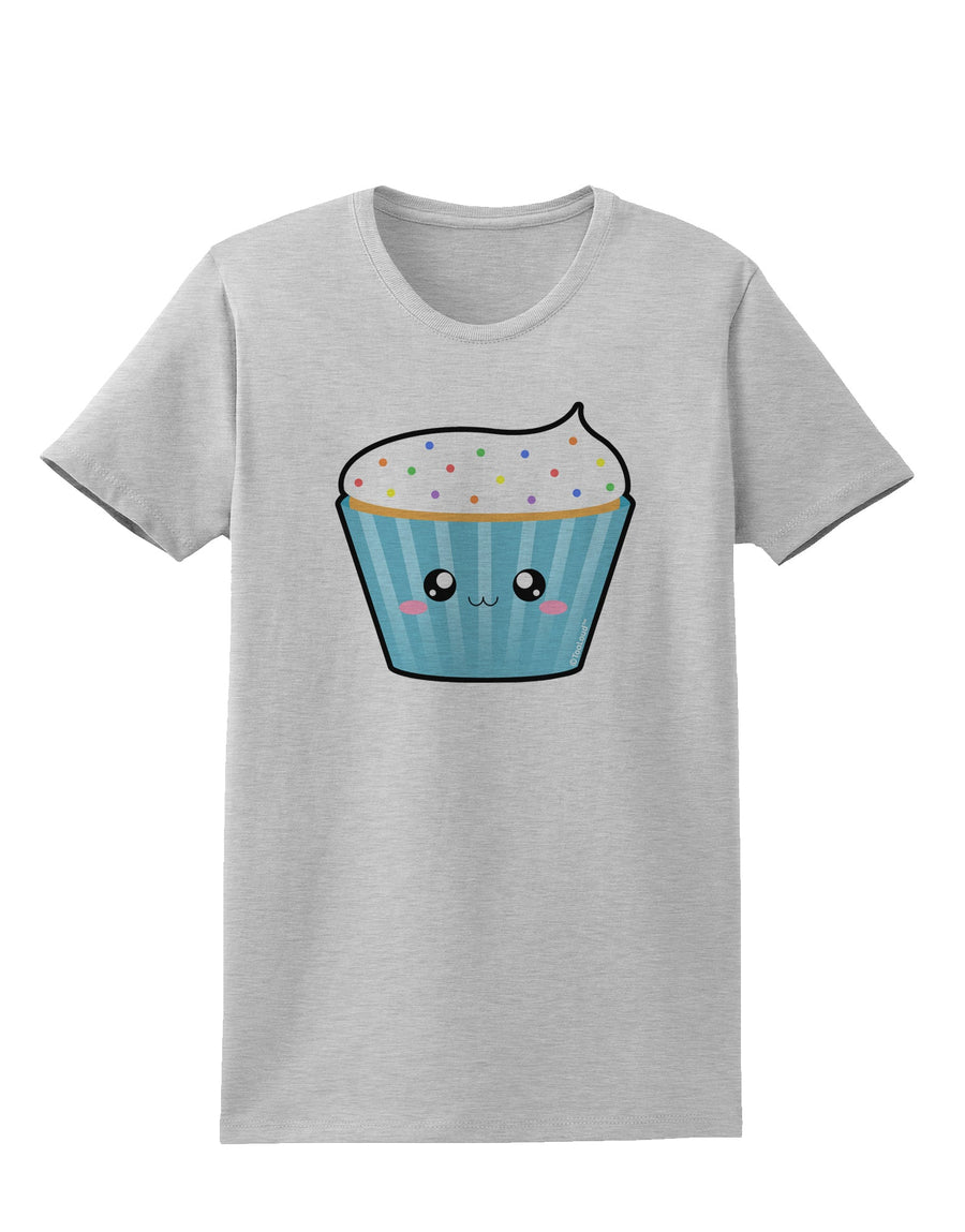 Cute Cupcake with Sprinkles Womens T-Shirt by TooLoud-Womens T-Shirt-TooLoud-White-X-Small-Davson Sales