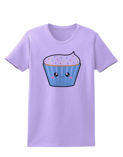 Cute Cupcake with Sprinkles Womens T-Shirt by TooLoud-Womens T-Shirt-TooLoud-Lavender-X-Small-Davson Sales