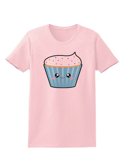 Cute Cupcake with Sprinkles Womens T-Shirt by TooLoud-Womens T-Shirt-TooLoud-PalePink-X-Small-Davson Sales