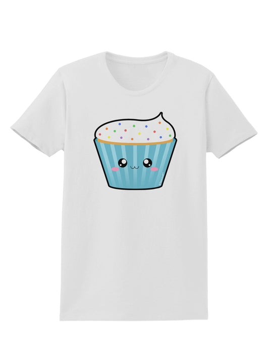Cute Cupcake with Sprinkles Womens T-Shirt by TooLoud-Womens T-Shirt-TooLoud-White-X-Small-Davson Sales