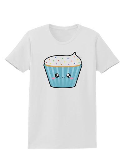 Cute Cupcake with Sprinkles Womens T-Shirt by TooLoud-Womens T-Shirt-TooLoud-White-X-Small-Davson Sales