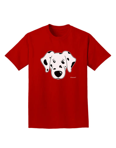 Cute Dalmatian Dog Adult Dark T-Shirt by TooLoud-Mens T-Shirt-TooLoud-Red-Small-Davson Sales