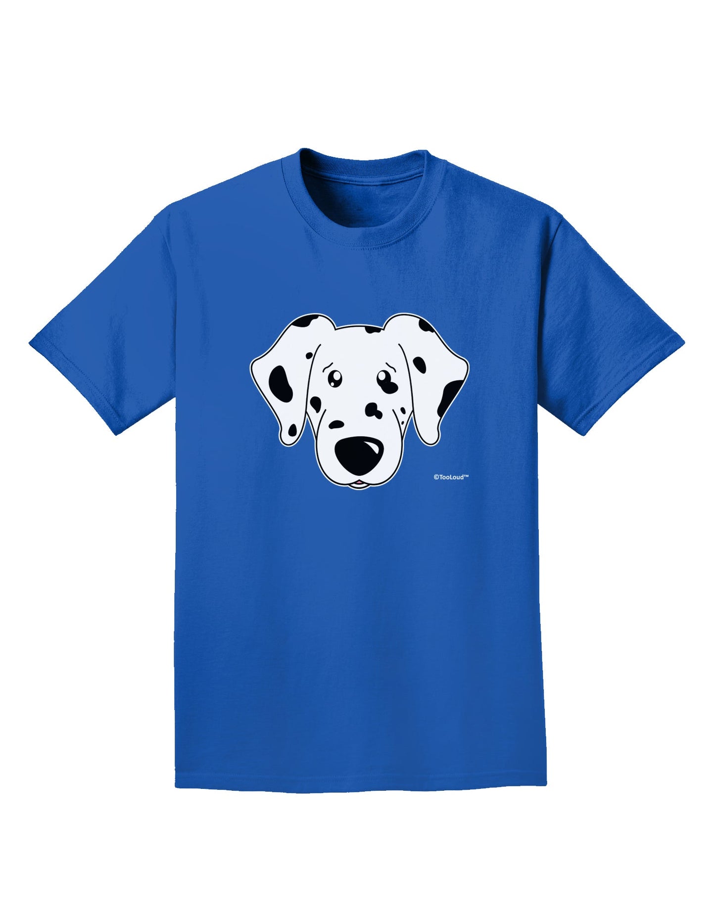 Cute Dalmatian Dog Adult Dark T-Shirt by TooLoud-Mens T-Shirt-TooLoud-Royal-Blue-Small-Davson Sales