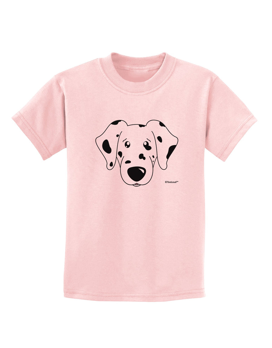 Cute Dalmatian Dog Childrens T-Shirt by TooLoud-Childrens T-Shirt-TooLoud-White-X-Small-Davson Sales