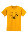 Cute Dalmatian Dog Childrens T-Shirt by TooLoud-Childrens T-Shirt-TooLoud-Gold-X-Small-Davson Sales