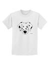 Cute Dalmatian Dog Childrens T-Shirt by TooLoud-Childrens T-Shirt-TooLoud-White-X-Small-Davson Sales