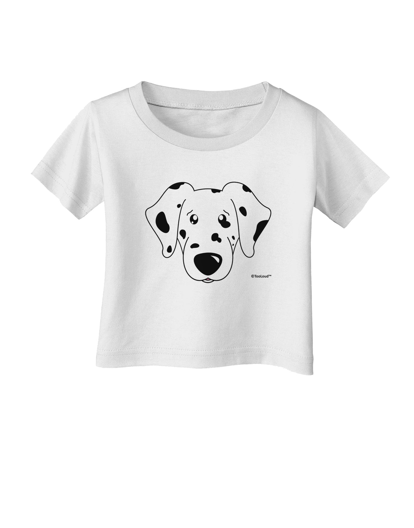 Cute Dalmatian Dog Infant T-Shirt by TooLoud-Infant T-Shirt-TooLoud-White-06-Months-Davson Sales