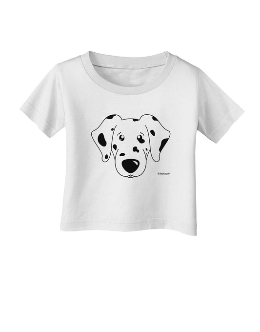 Cute Dalmatian Dog Infant T-Shirt by TooLoud-Infant T-Shirt-TooLoud-White-06-Months-Davson Sales